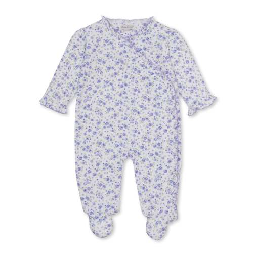 Cottage Roses Lilac Footie