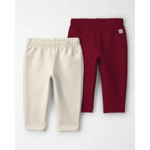 Baby Girl 2-Pack Fleece Leggings Made with Organic Cotton - Little Planet | Carter's