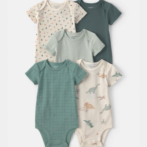 Baby Boy 5-Pack Dinosaur Multipack Bodysuits | Carter’s Oshkosh Canada