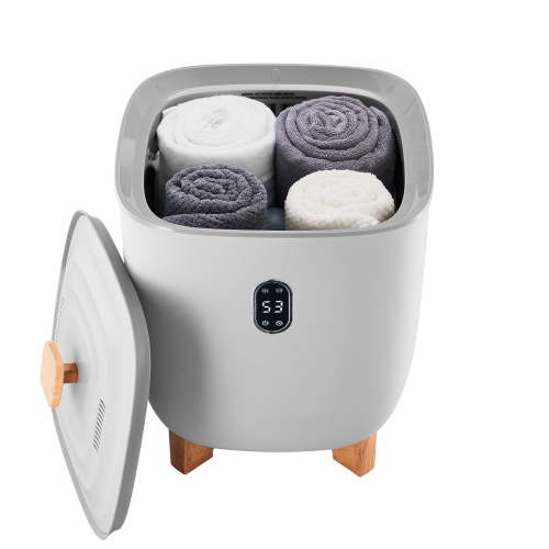 KFFKFF 25L Towel Warmer Bucket with LED Display, 4 Adjustable Timer and 2 Temperature Settings, Ideal for Warming Towels and Blankets in Bathrooms, Spas, and Homes