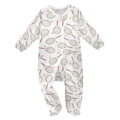 Dussdil Baby One-Piece Footies Newborn Rompers Pajamas Cotton Footed Pjs for Sleep Play Boys Girls