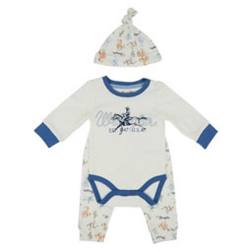 Wrangler Boys'' Long-Sleeve Cowboy Bodysuit