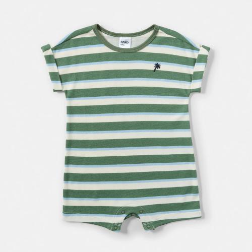 Short Sleeve Print Romper - Kmart