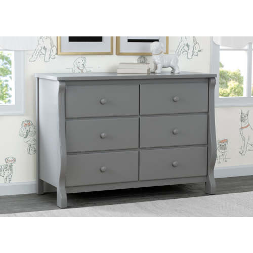Canton / Eclipse 6 Drawer Dresser with Interlocking Drawers | Delta Children