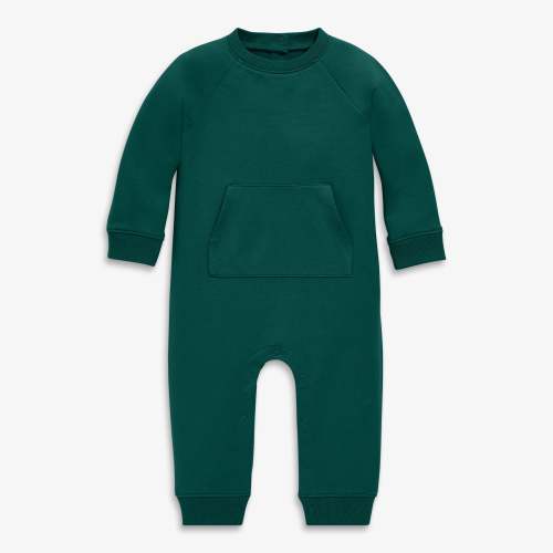 Baby sweatshirt romper - Ivy / 0-3