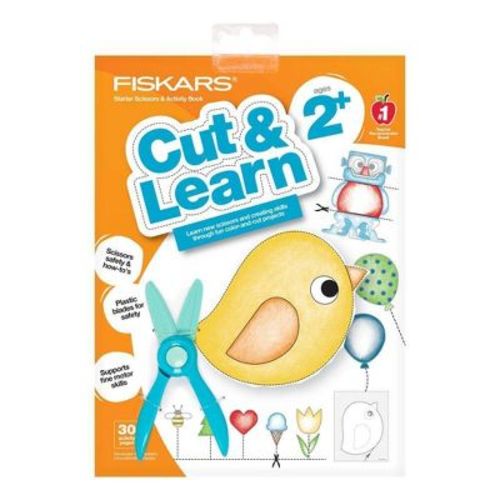 Fiskars Ages 2+ Cut and Learn Activity Book
