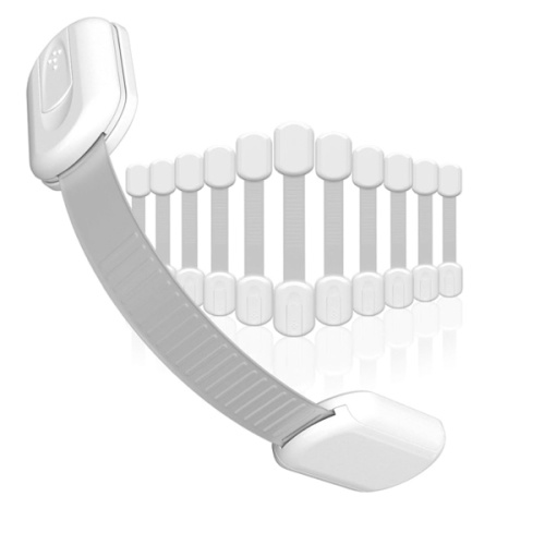 Baby Proofing Child Safety Locks (12 Pack) by Skyla Homes - The Safest, Quickest and Easiest 3M Adhesive Cabinet Latches, No Screws & Magnets, Multi-Purpose for Furniture, Kitchen, Ovens, Toilet Seats