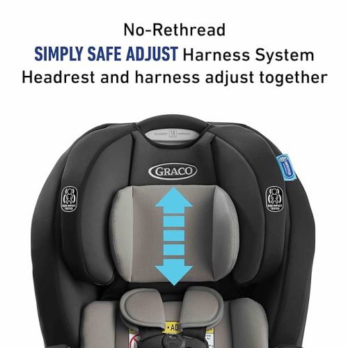 Graco TriRide 3-in-1 Convertible Car Seat - Highback Booster, Forward & Rear Facing Modes, Suitable from Newborn to Preschooler, Perfect for Long Journeys in Redmond Color