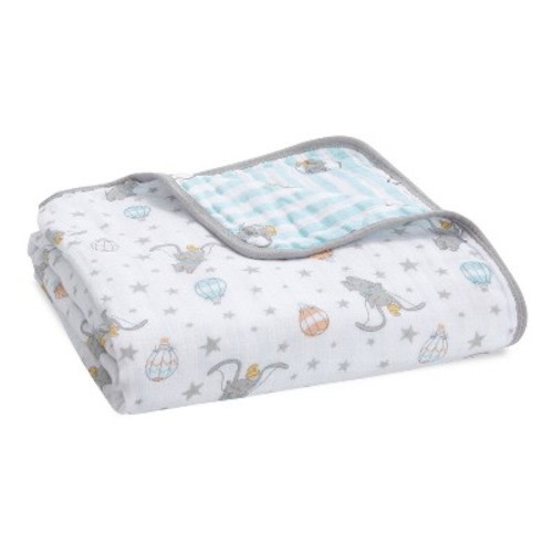 Aden + Anais Essentials Disney Baby Muslin Swaddle Blanket - Dumbo New Heights