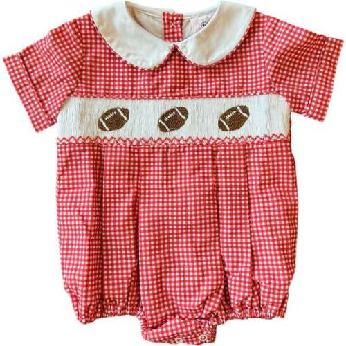 Red Gingham Football, Noah Bubble - Teeta | Maisonette