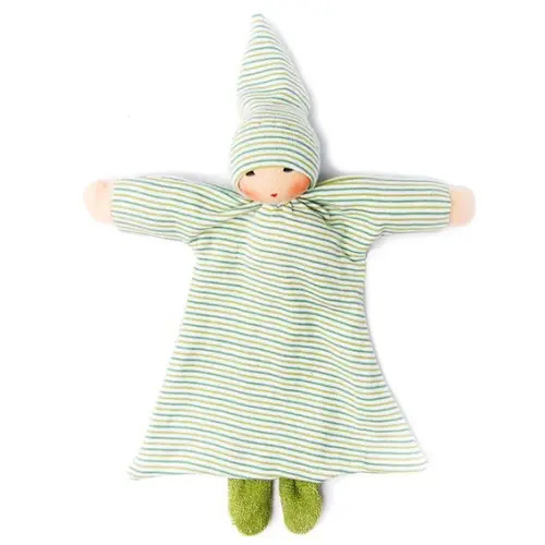Nanchen Natur Organic Striped Lovey· Green