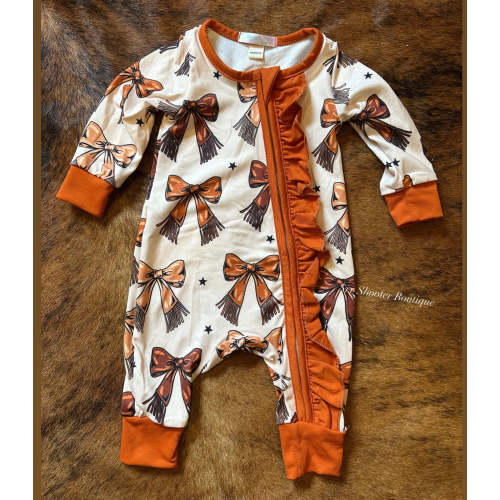 Western bow baby sleeper