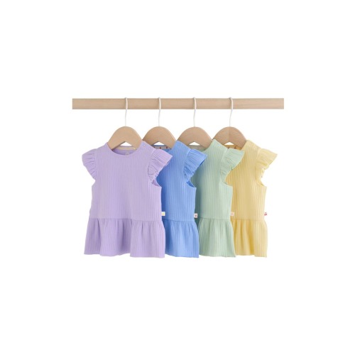 Assorted 4-Pack Ruffle Hem Tees