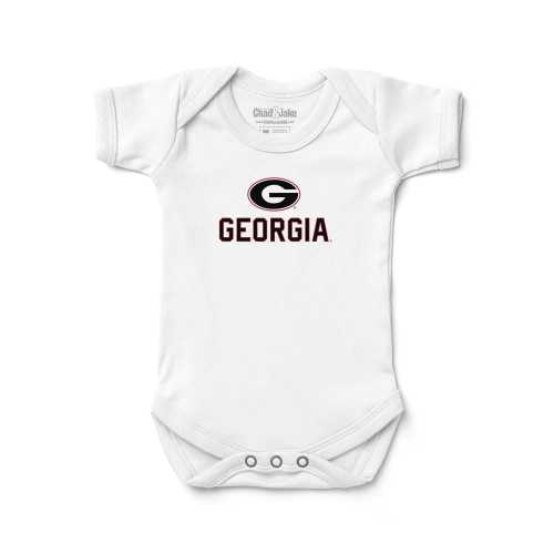 Georgia Bulldogs Logo Baby Bodysuit | Official NCAA Licensed Infant Bodysuit