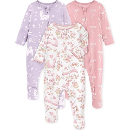 Yoofoss Baby Pajamas 100% Organic Cotton Newborn Sleepers Boy Girl Clothes