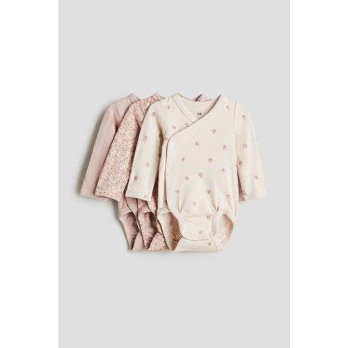 3-pack Wrapover Bodysuits