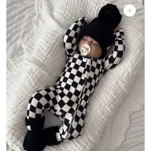 Checkered Bamboo Jumpsuit