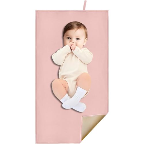 BEWDIO Portable Baby Diaper Changing Mat (Pink)