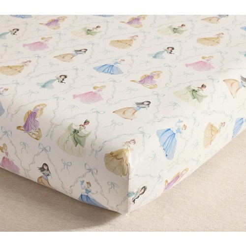 Disney Princess Enchanted Trellis Organic Cotton Crib Fitted Sheet