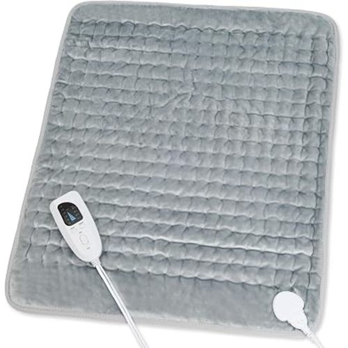 Heating Pad,Heated Blanket,Heating Pad for Back Neck,Gray,24x20 Inch