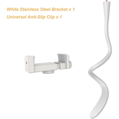 Universal Baby Monitor Camera Mount for Infant Optics DXR-8 & DXR-8 Pro, Compatible with HelloBaby Light-Weight Type Baby Monitors, Attaches to Cribs, Cots, or Furniture