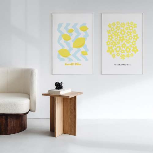 Sunny Yellow Poster Duo Pack + Free FedEx Delivery