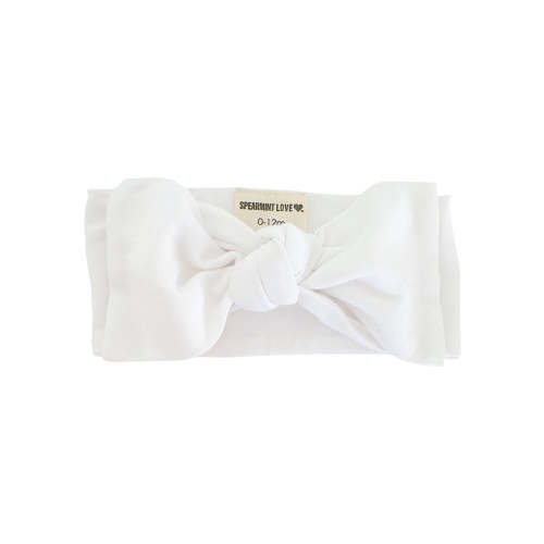 Knot Bow, White