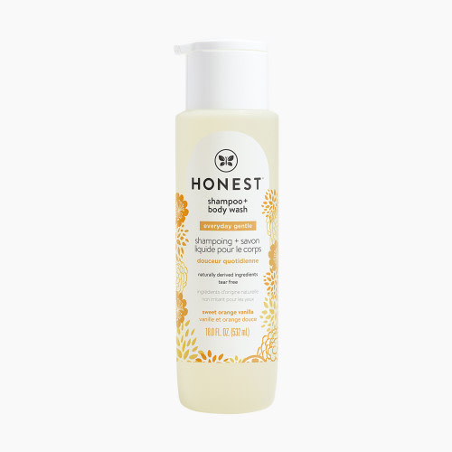 The Honest Company Shampoo & Body Wash - Sweet Orange Vanilla, 18oz