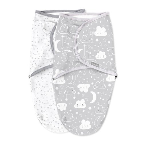 SwaddleMe Original Swaddle – Size Small/Medium, 0-3 Months, 2-Pack (Starry Night) - SwaddleMe Original Swaddle – Size Small/Medium, 0-3 Months, 2-Pack (Starry Night)