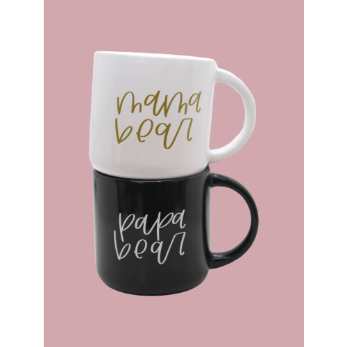 Mama Bear + Papa Bear Mug Set - NEW