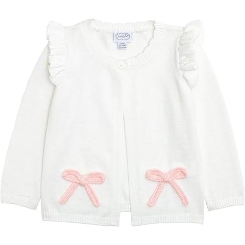 Mud Pie Baby Girl Bow Cardigan