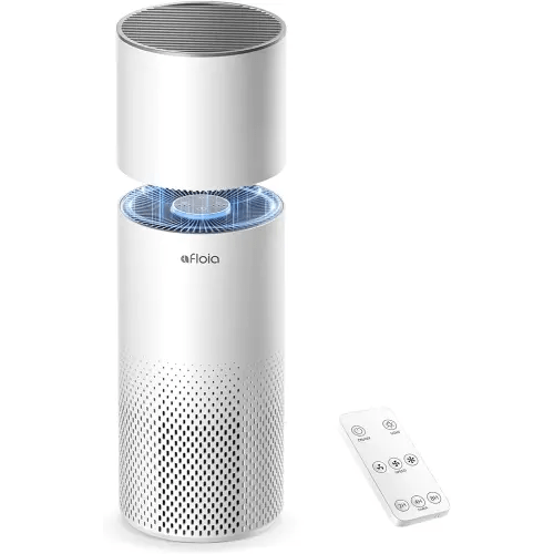 Afloia Humidifier and Air Purifier in One, Air Purifier and Evaporative Humidifier Combo for Home, 24dB Quiet Air Cleaner Remove Pets Dust Dander Hair Allergy Pollen Smoke Smell for Room