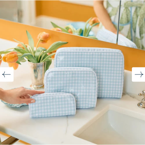 Patterned Toiletry Bag | Weezie Towels