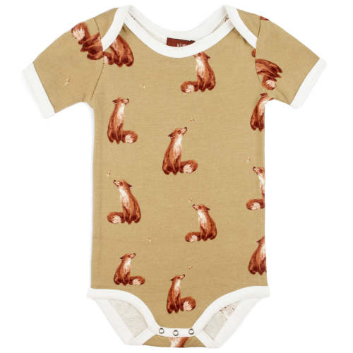 Gold Fox Organic Cotton Short Sleeve One Piece
