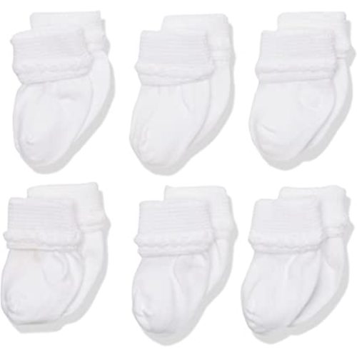 Jefferies Socks Baby Newborn Bubble Stitch Rock-a-Bye Bootie 6 Pair Pack