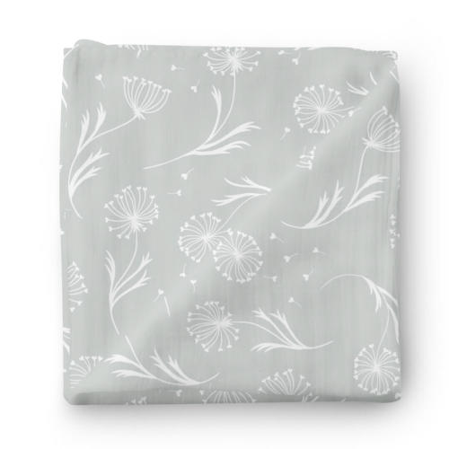 Sage Dandelion Swaddle Blanket