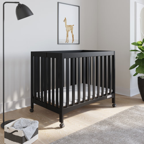 Child Craft London Mini Portable Crib With Mattress & Reviews | Wayfair