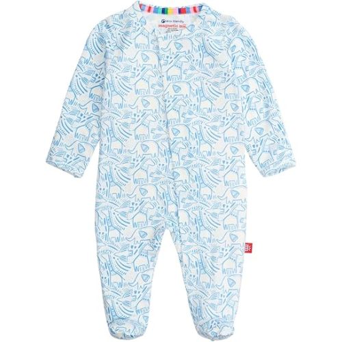 Magnetic Me Footie Pajamas | Size 0-3 months