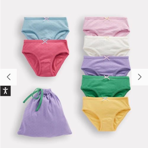 7-Pack Pointelle Underwear-Multi Colours | Boden USA