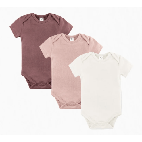 3-Pack Short Sleeve Bodysuit Bundle