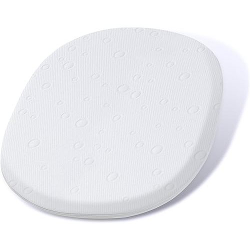 Baby Bassinet Mattress, 24" x 20.8" x 2" Dual Sided Gel Memory Foam Mattress with Breathable Removable Soft Cover Fit for Graco Pack n Play Dome LX Bassinet