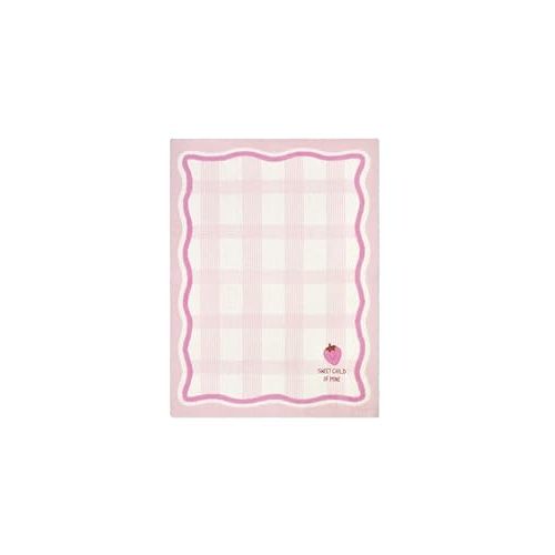Barefoot Dreams® CozyChic® Strawberry Stroller Blanket, Pink Sand Multi, 30"x40"