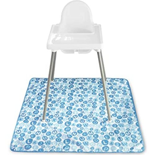 Baby Splat Mat for Under High Chair, Water Resistant Floor Mat