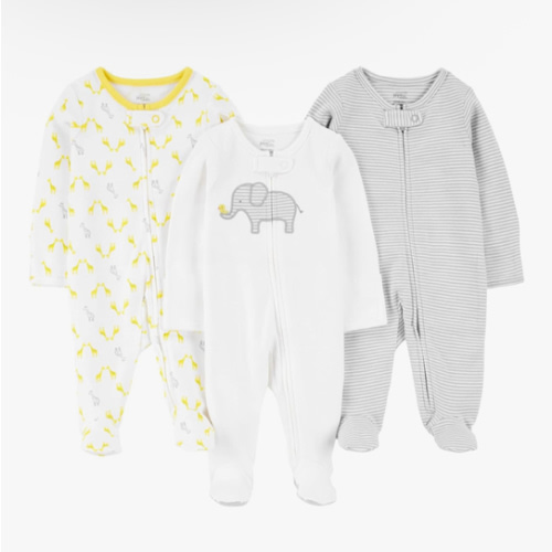 Simple Joys by Carter's Baby 3-Pack Neutral Sleep and Play 0-3 months