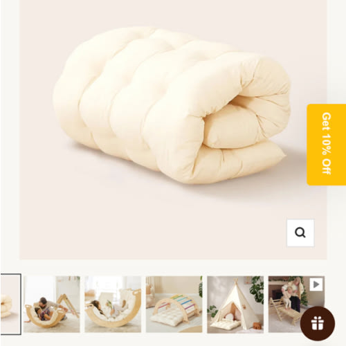 Tiny Land® Thick Padded Play Cushion - Arch Not Included