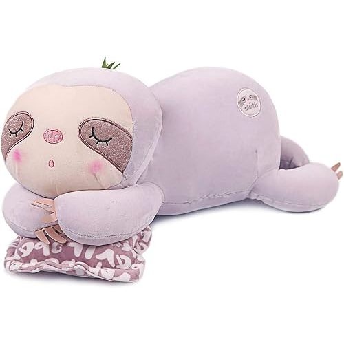 ARELUX 22in Stuffed Sloth Plush Animal Pillow,Soft Koala Plushie Hugging Pillow Doll Toy Accompany Plush for Friends Family Birthday,Suit for Sofa Chair Bed