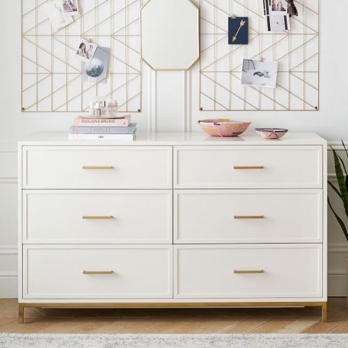 Blaire 6-Drawer Wide Dresser (56w x 19d")