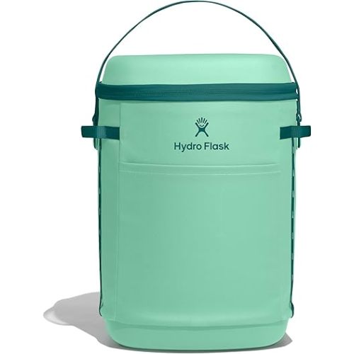 Hydro Flask Carryout Cooler Backpack - Insulated Portable Soft Cooler - 20 L Capacity in Mermaid Green
