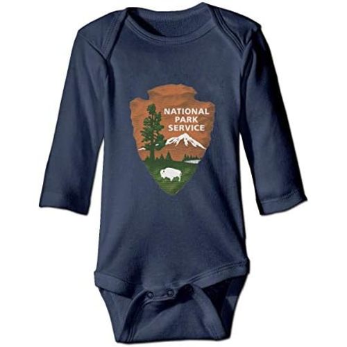 National Park Service Long Sleeve Baby Bodysuit Toddler Romper Onesie Unisex