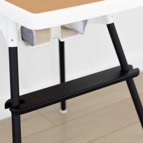 IKEA Highchair Adjustable Footrest - Black